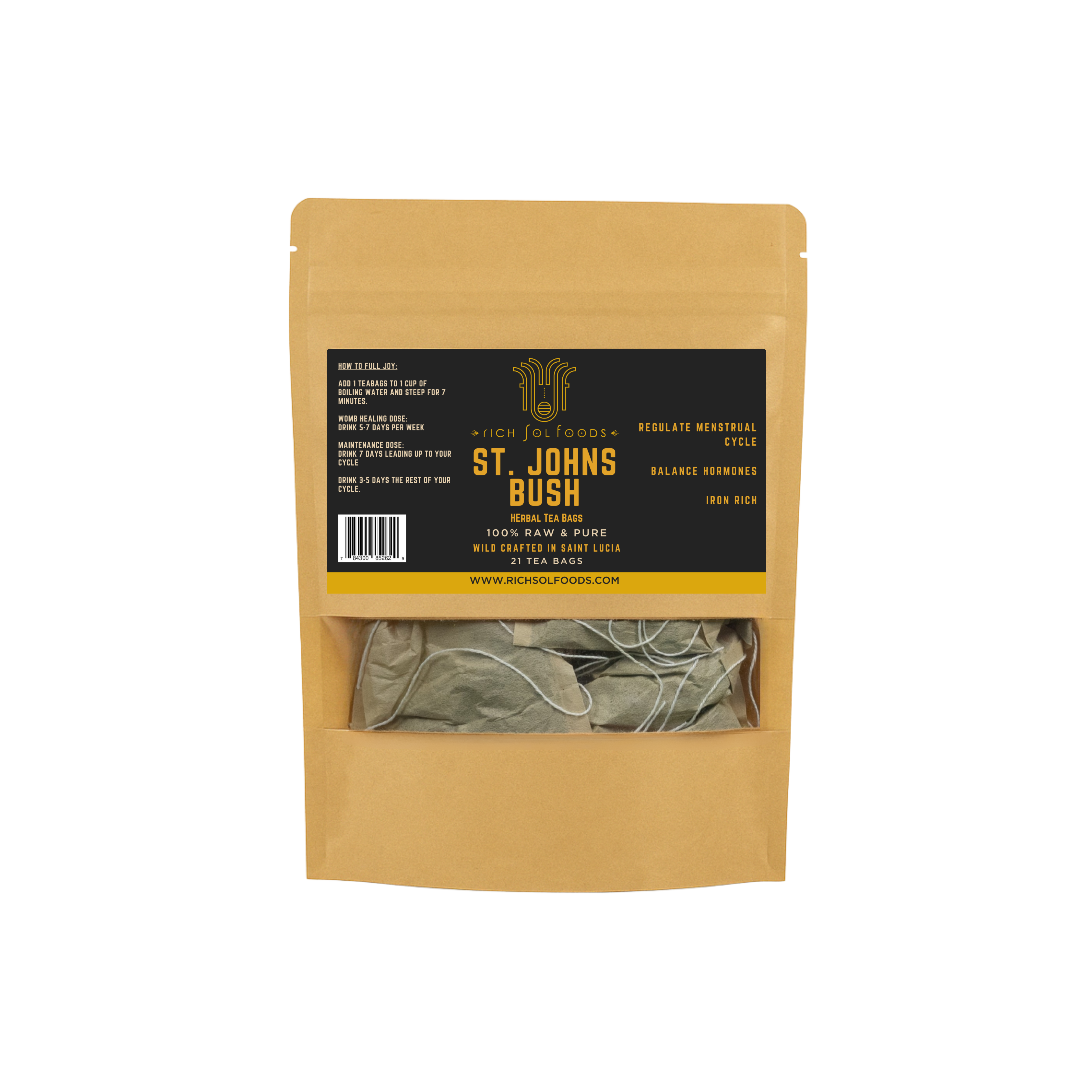 St. Johns Bush Womb Healing Teabags