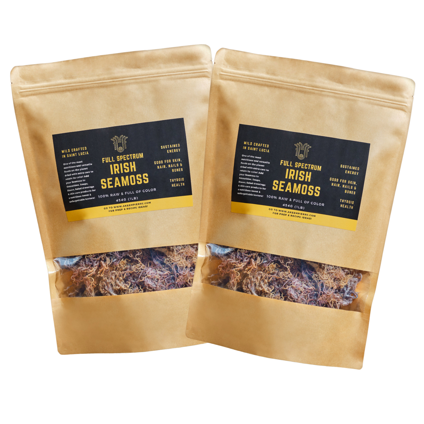 Full Spectrum Seamoss Twin Pack (2 × 1 lb) - 7 Year Anniversary Exclusive