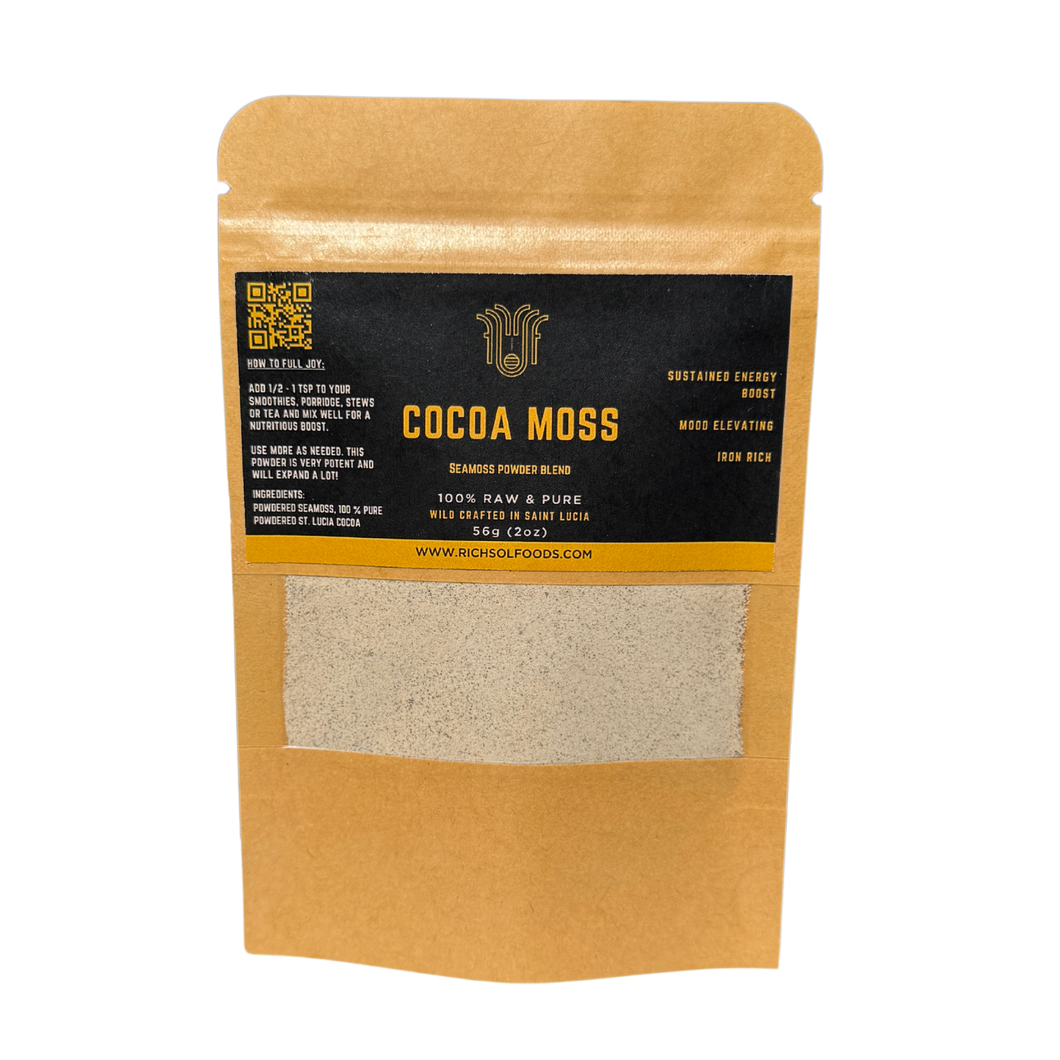 Cocoa Moss Sea moss Powder Blend